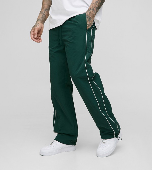 boohooMAN  Pants & Chinos - Green Casual Pants