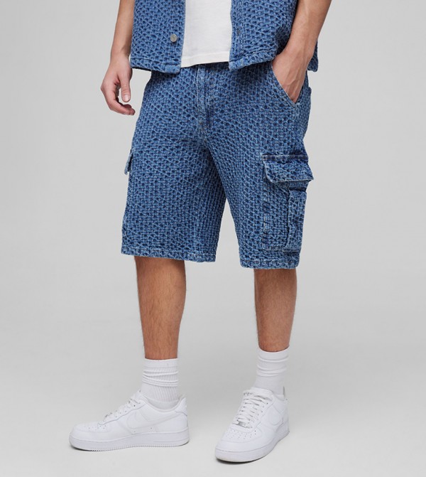 boohooMAN boohooMAN - Blue Denim shorts
