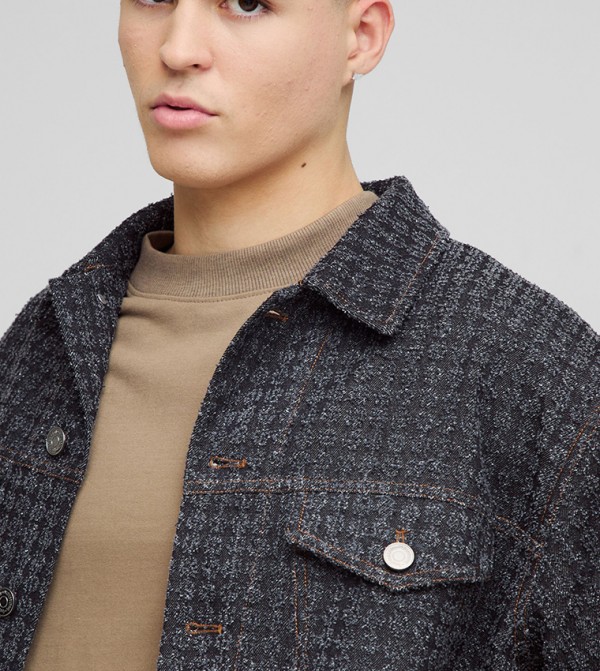 boohooMAN  Denim Jackets - Black Denim Jackets