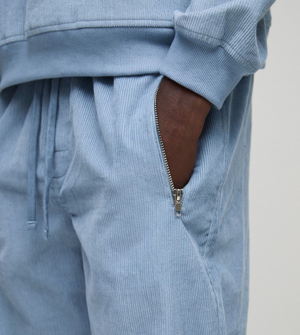 boohooMAN Joggers - Blue Joggers