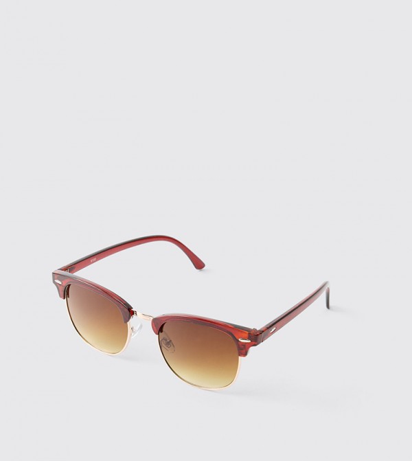 boohooMAN  Sunglasses - Red undefined