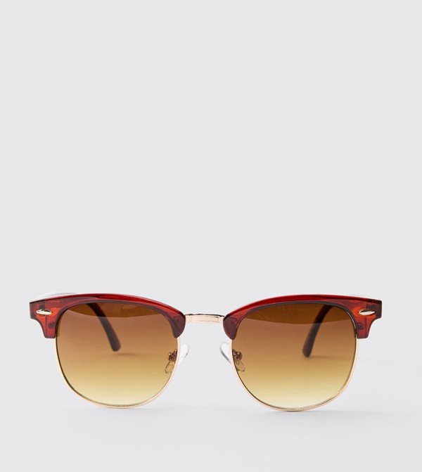boohooMAN  Sunglasses - Red undefined