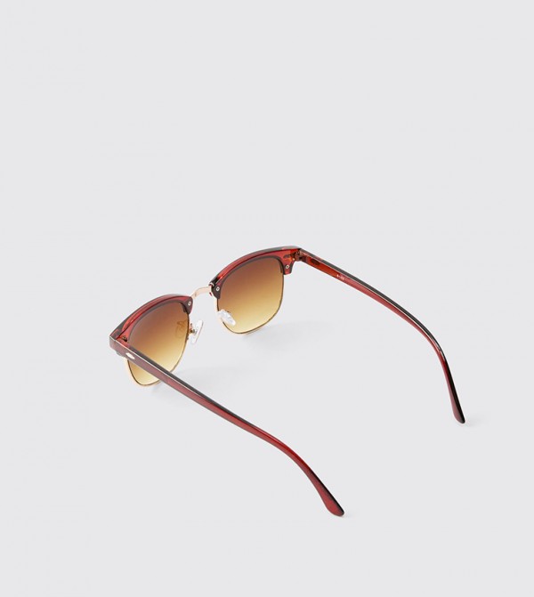 boohooMAN  Sunglasses - Red undefined