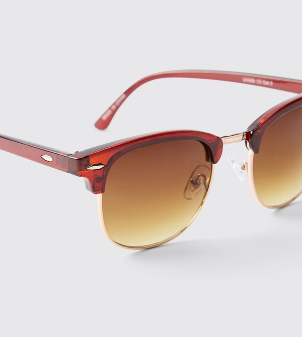 boohooMAN  Sunglasses - Red undefined