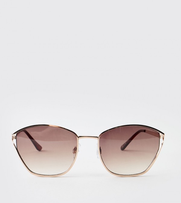 boohooMAN  Sunglasses - Gold undefined