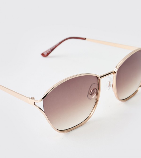 boohooMAN  Sunglasses - Gold undefined
