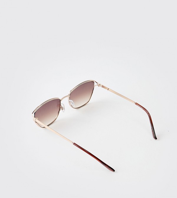 boohooMAN  Sunglasses - Gold undefined