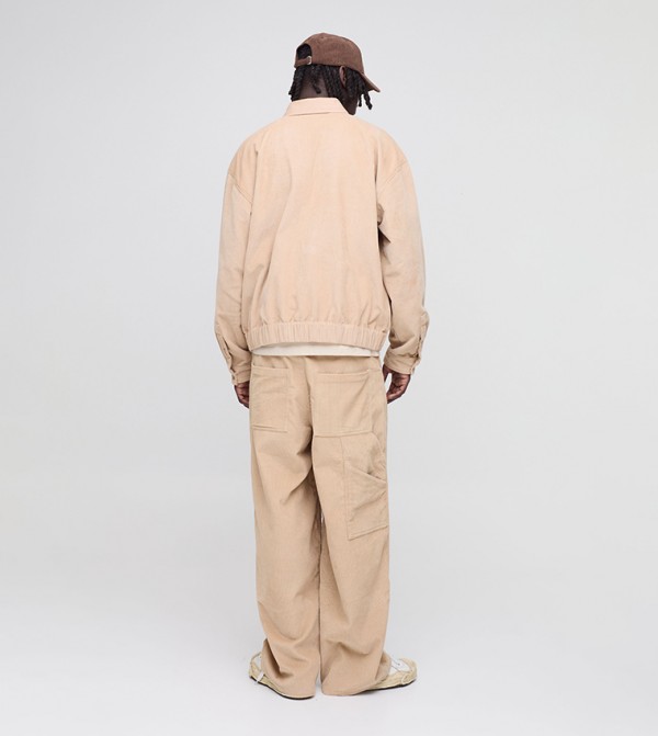 boohooMAN  varsity - Sand Casual Jackets