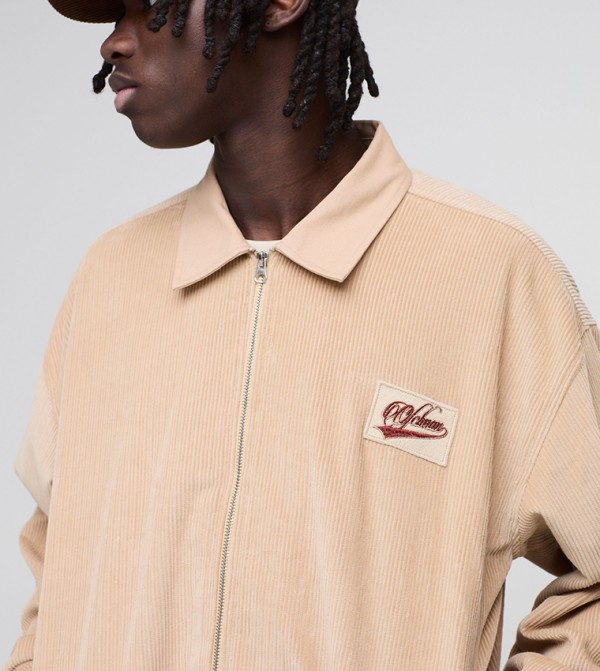boohooMAN  varsity - Sand Casual Jackets
