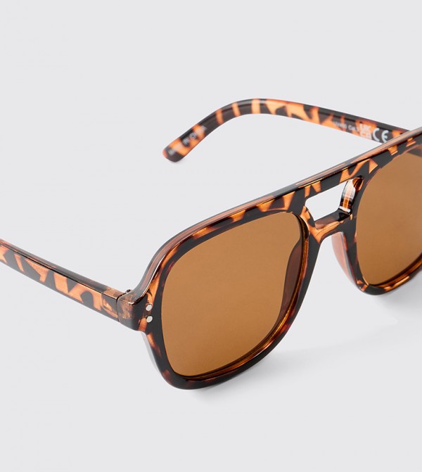 boohooMAN  Sunglasses - Brown undefined