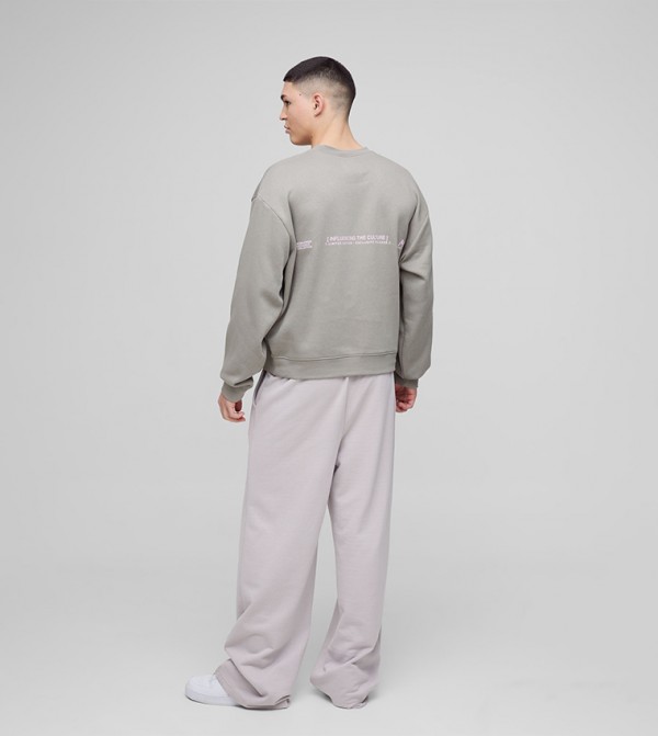 boohooMAN  Clothing - Grey Sweatshirts