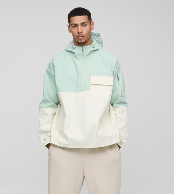 boohooMAN  Overcoats - Green Overcoats