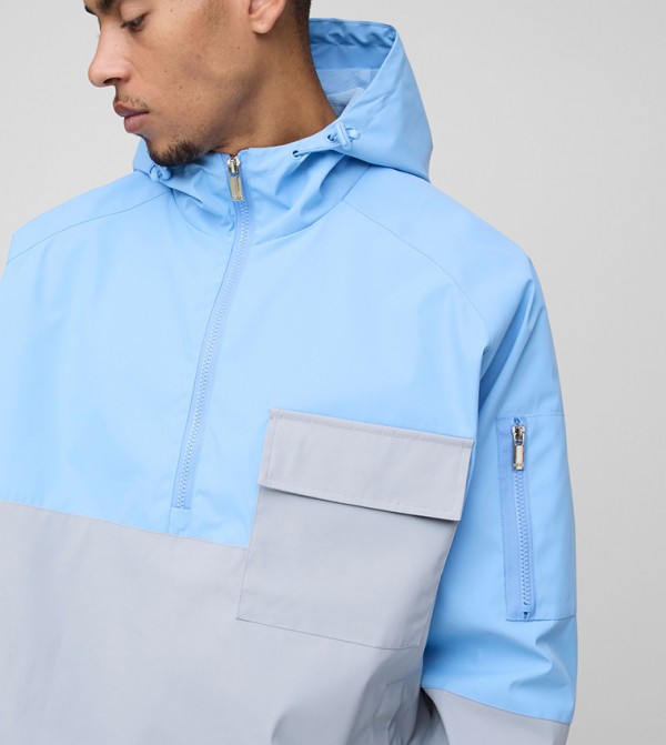 boohooMAN  Overcoats - Light Blue Overcoats