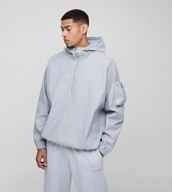 boohooMAN  Overcoats - Grey Overcoats