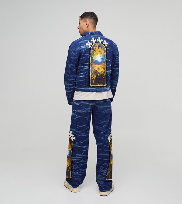 boohooMAN boohooMAN - Indigo Relaxed Jeans