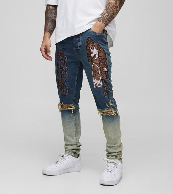 بوهو مان جينزات ضيقة جداً - أزرق جينز ضيق