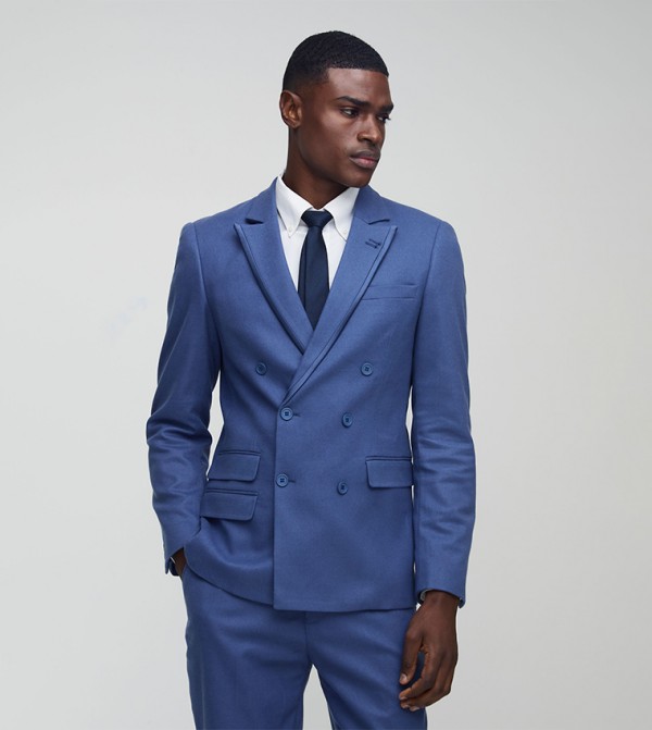 boohooMAN  Blazers - Blue Blazers