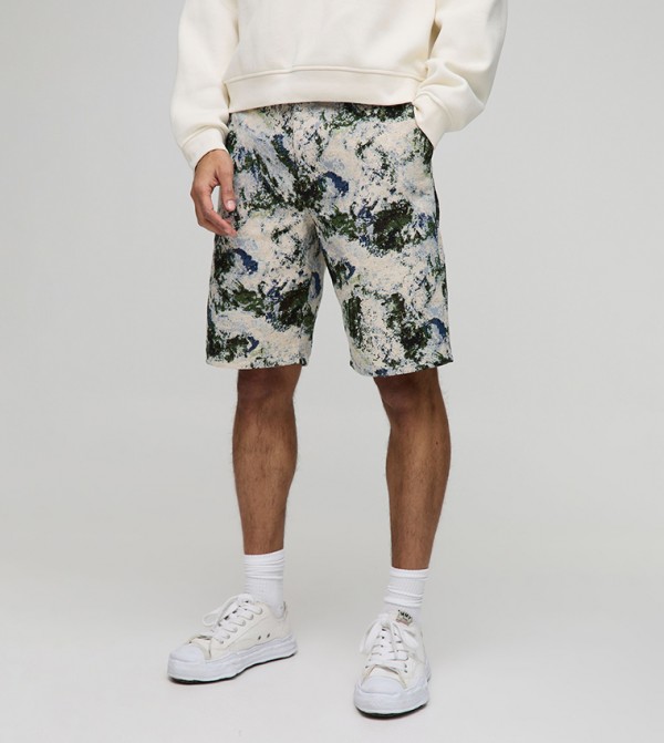 boohooMAN  Shorts - Blue Casual Shorts
