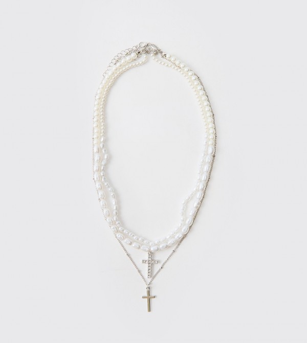 boohooMAN  Jewellery - Silver Necklaces & Pendants