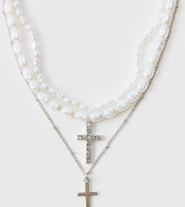 boohooMAN  Jewellery - Silver Necklaces & Pendants