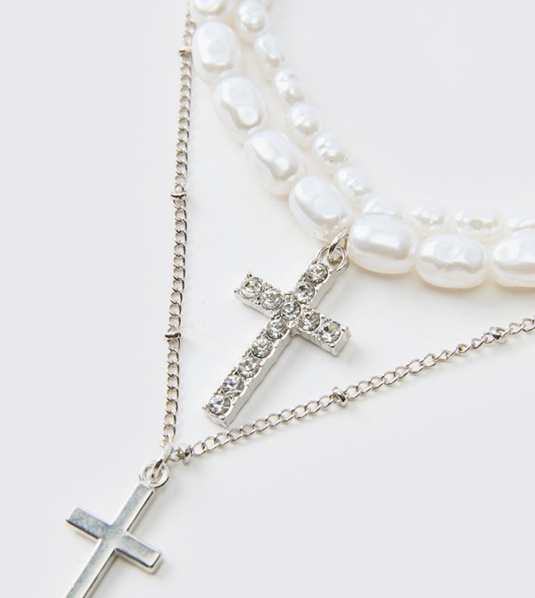 boohooMAN  Jewellery - Silver Necklaces & Pendants