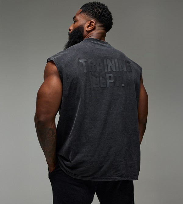 بوهو مان  ملابس رياضة - أسود T-Shirts & Vests