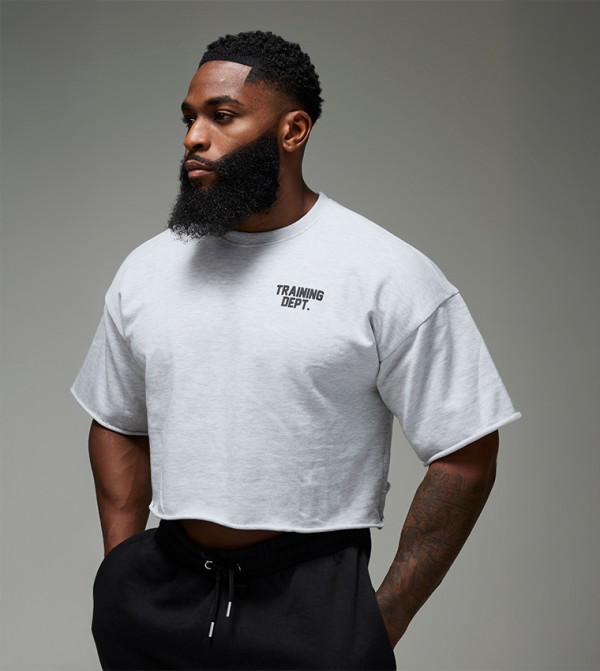 boohooMAN Sportswear - Grey T-Shirts & Vests