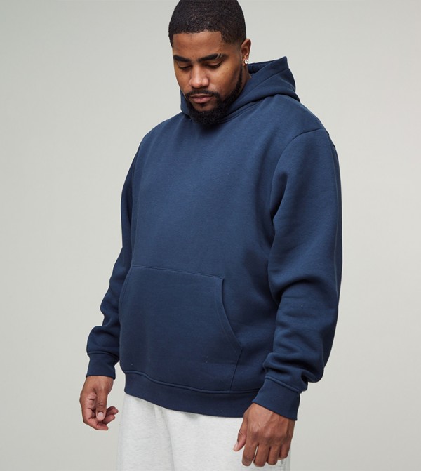 boohooMAN  Hoodies & Sweatshirts - Navy Sweatshirts