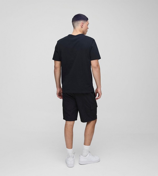 boohooMAN - Outlet  Cargo Shorts - Black Cargo Shorts