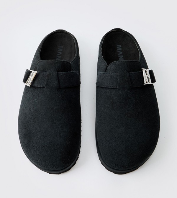 بوهو مان أحذية سهلة الارتداء - أسود سهل الارتداء