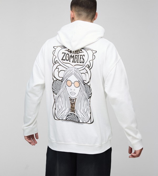 boohooMAN  - White Hoodies