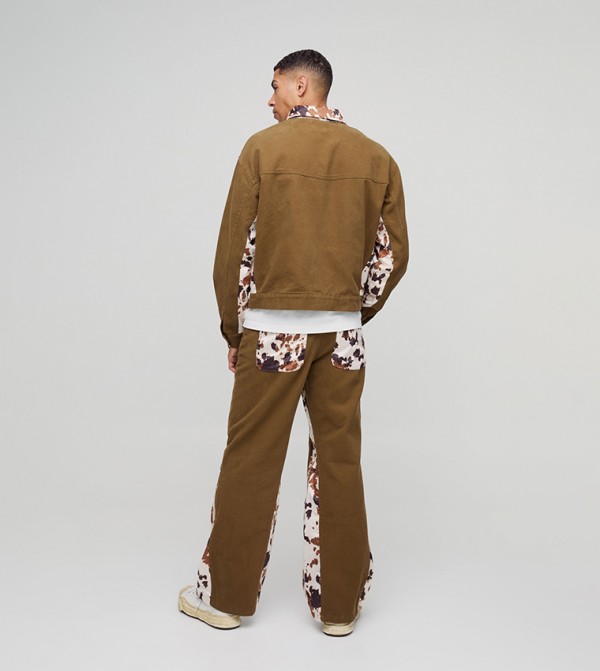 boohooMAN  Denim Jackets - Brown Denim Jackets