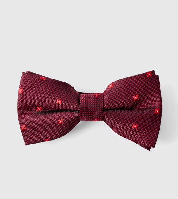 boohooMAN  Bow Ties - Red Bow Ties