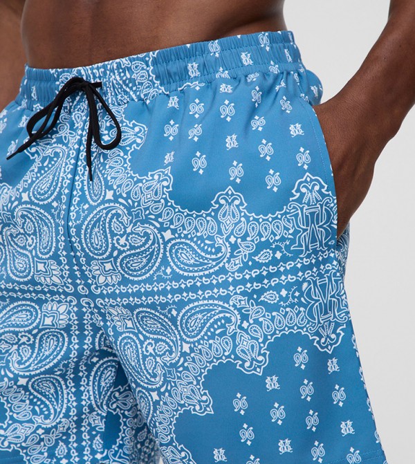 boohooMAN  Swimwear - Blue Bottoms