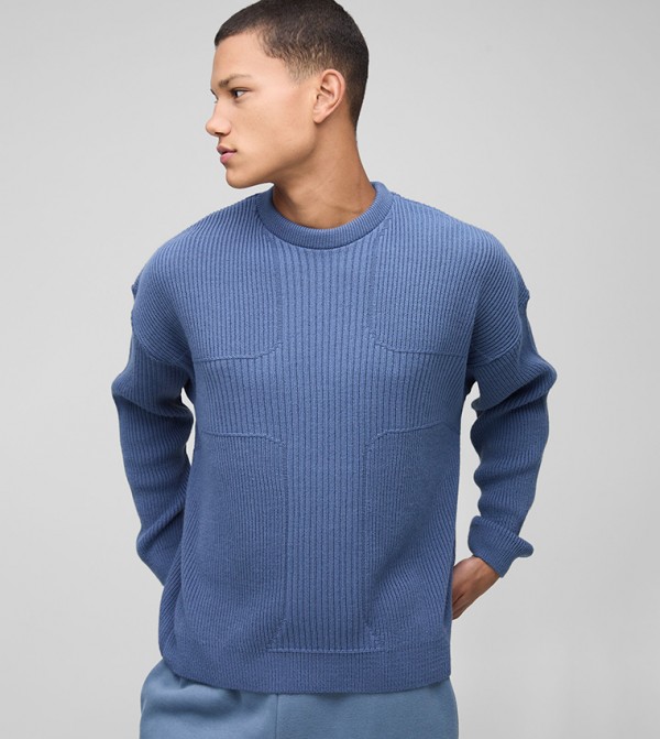 boohooMAN  - Blue Sweaters