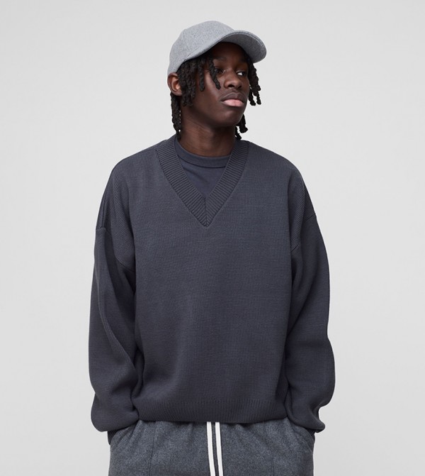 boohooMAN  uni-b - Grey Sweaters