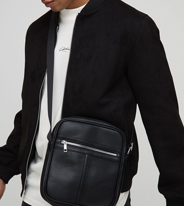 boohooMAN  - Black Cross Body & Sling Bags