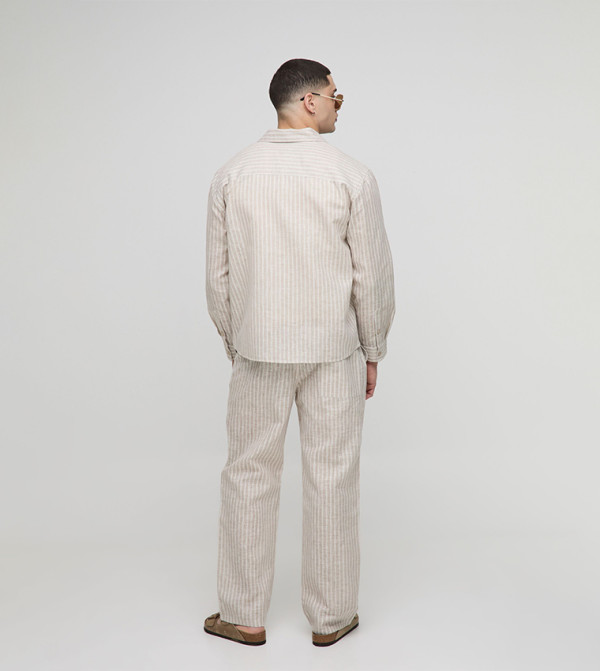 boohooMAN - Outlet  matching-sets - Beige Co-Ord Set