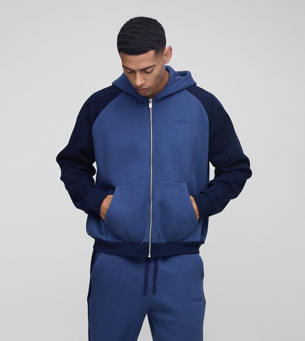 boohooMAN  Clothing Set - Navy Co-Ord Set