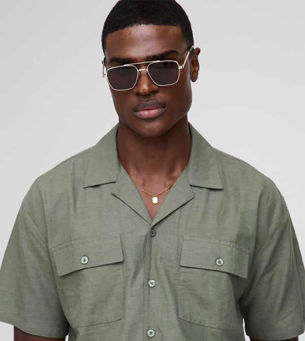 boohooMAN - Outlet  Co-Ord Set - Green Co-Ord Set