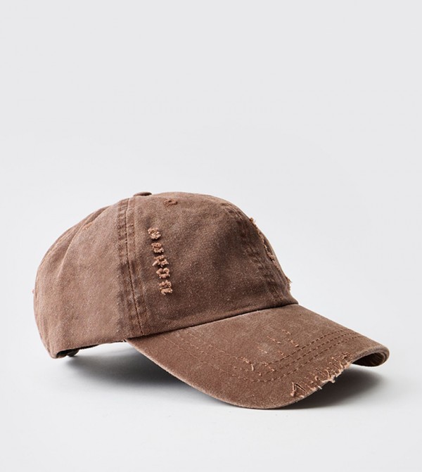 boohooMAN  Caps & Hats - Brown Baseball Caps