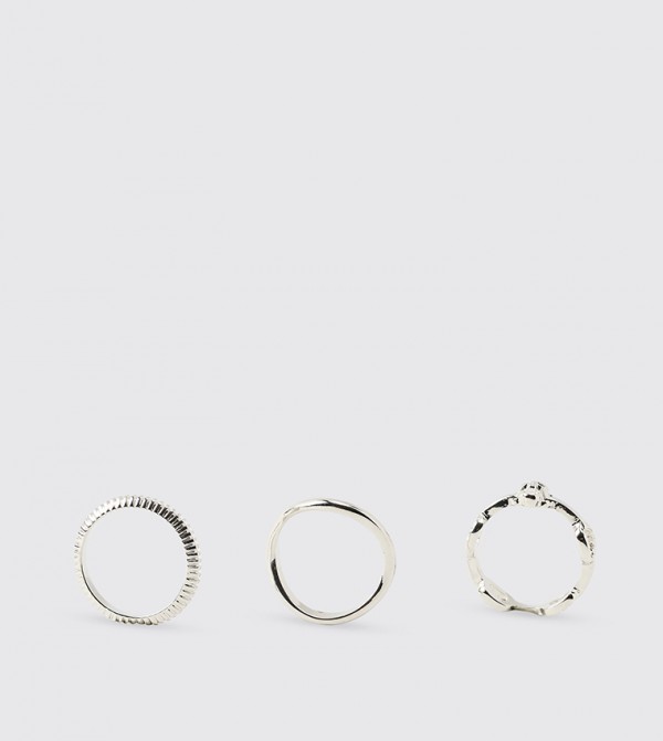 boohooMAN Rings - Silver Rings