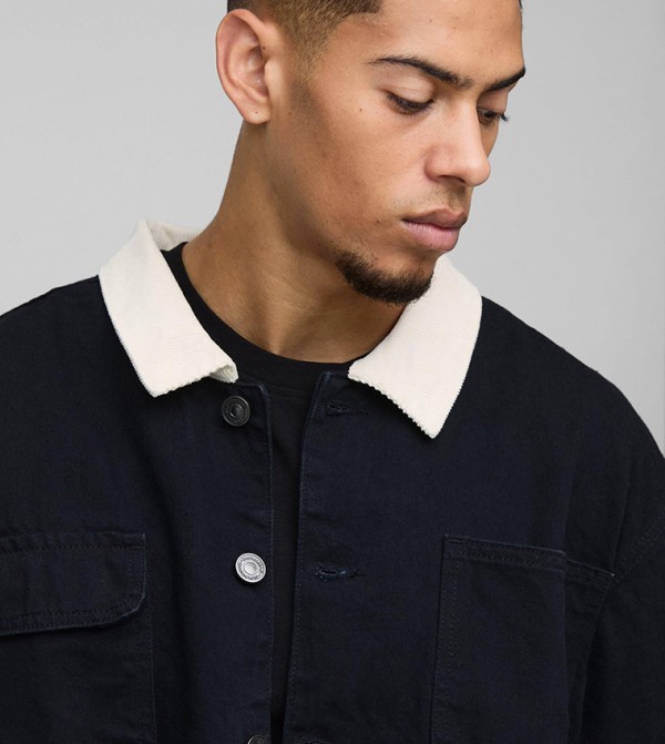 boohooMAN  Denim Jackets - Black Denim Jackets