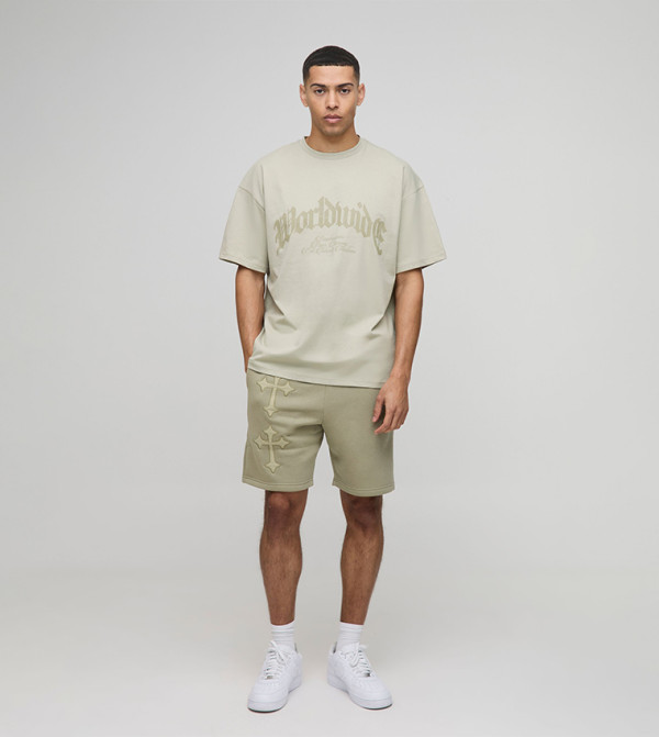 بوهو مان  أطقم ملابس - أخضر Co-Ord Set