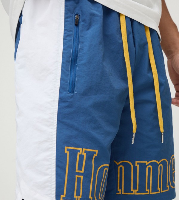 بوهو مان  شورتات - أزرق شورت كاجوال