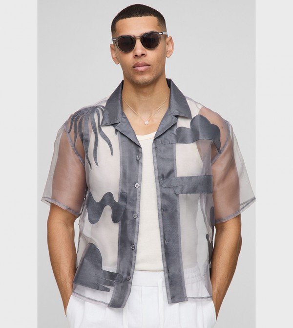 boohooMAN boohooMAN - Dark Grey Casual Shirts