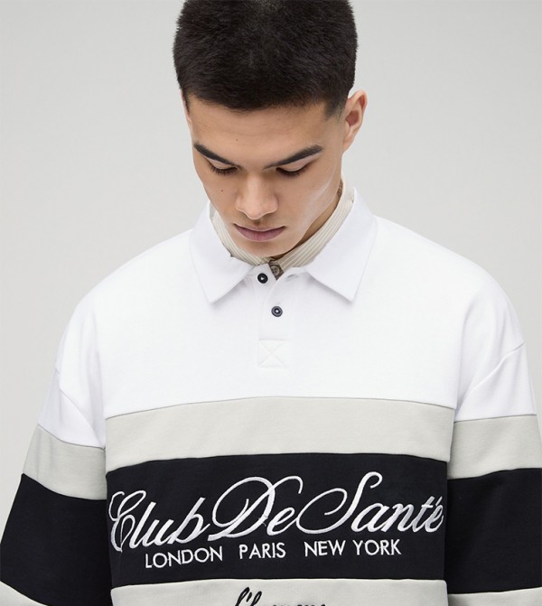 boohooMAN  - GREY MARL Polo T-shirts