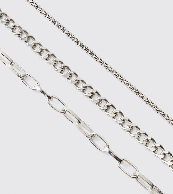 boohooMAN  Bracelets - Silver Bracelets