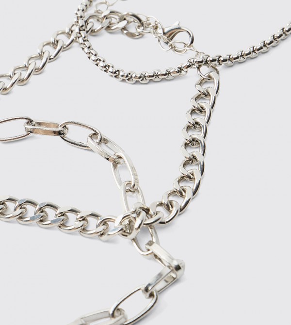 boohooMAN  Bracelets - Silver Bracelets