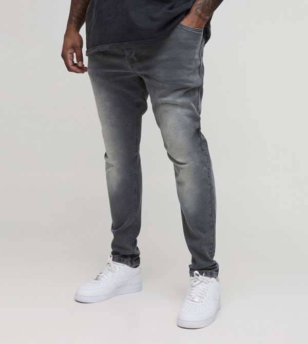 boohooMAN Skinny Jeans - Grey Skinny Jeans